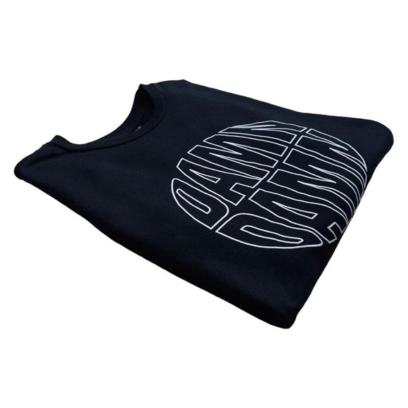 Cotton-Blend Sweatshirt with Text Print | XS | Black - Picture 14 of 14